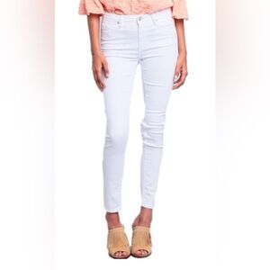 Just Black Women’s Denim Nysa in Bright White Skinny Jeans Sz 31 NWT Made in USA
